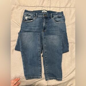 Good American Women's Skinny Jeans in Medium Blue Wash